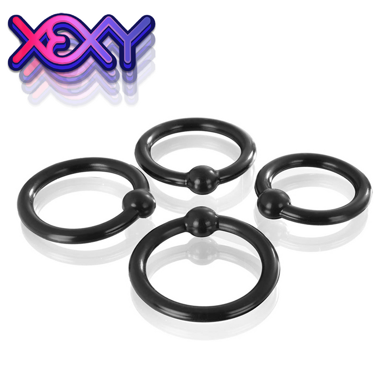 4-Some Cock Rings. Thicker, Harder, Longer Lasting Dicks for Everyone!