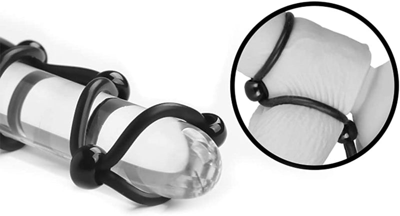 [adult-novelties] - [sex-toys] - Guy Ties Adjustable Cock Rings • CHOOSE SIZE 