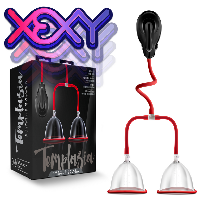 breast pump sex toy Pumped Sensual Vulva & Breast Pump in Purple – PinkCherry