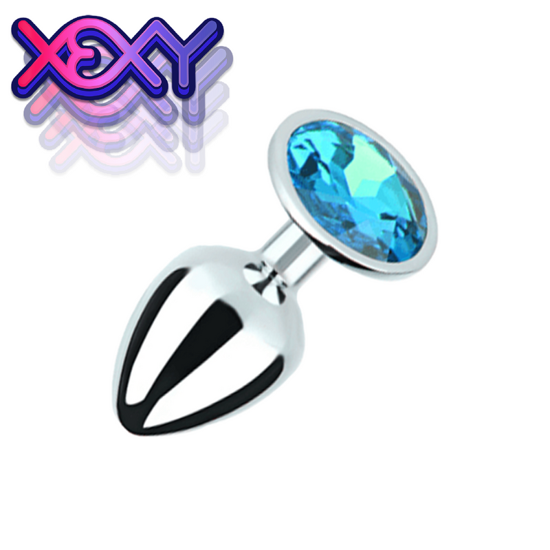 blue diamond anal plug Thrusting Anal Butt Plug Dildo Vibrator Prostate Massager Sex Toys For Men  Women main image 1