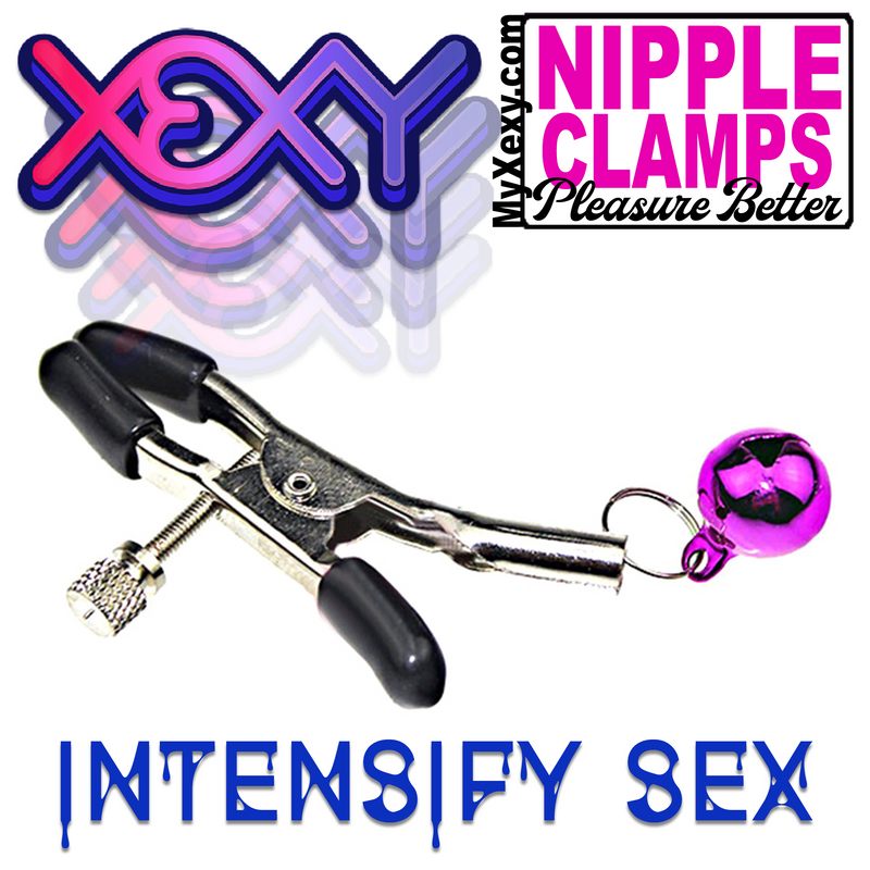 Adjustable Nipple Clamps! Naughty Fetish BDSM Clip Teaser Pair