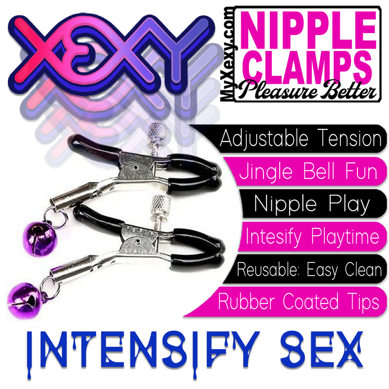 Adjustable Nipple Clamps! Naughty Fetish BDSM Clip Teaser Pair Adjustable Nipple Clamps! Naughty Fetish BDSM Clip Teaser Pair