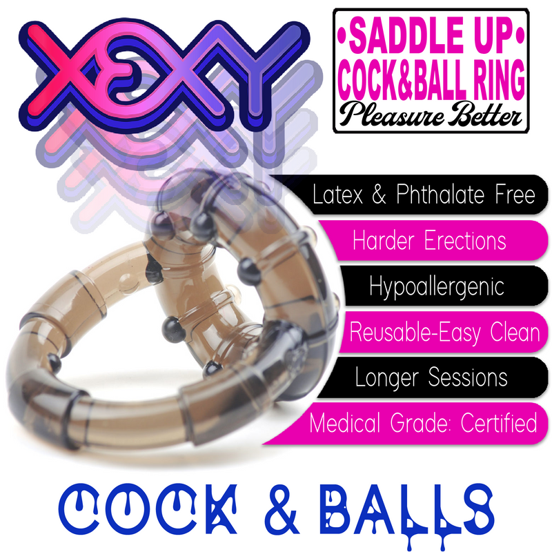 Saddle Up: Dual Cock & Ball Ring