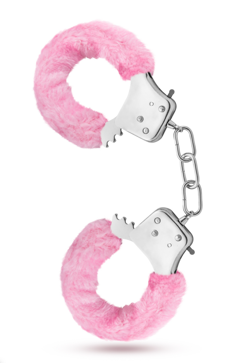 Pink Hand Cuffs BDSM Sex Bondage Furry Restraint Improve Foreplay