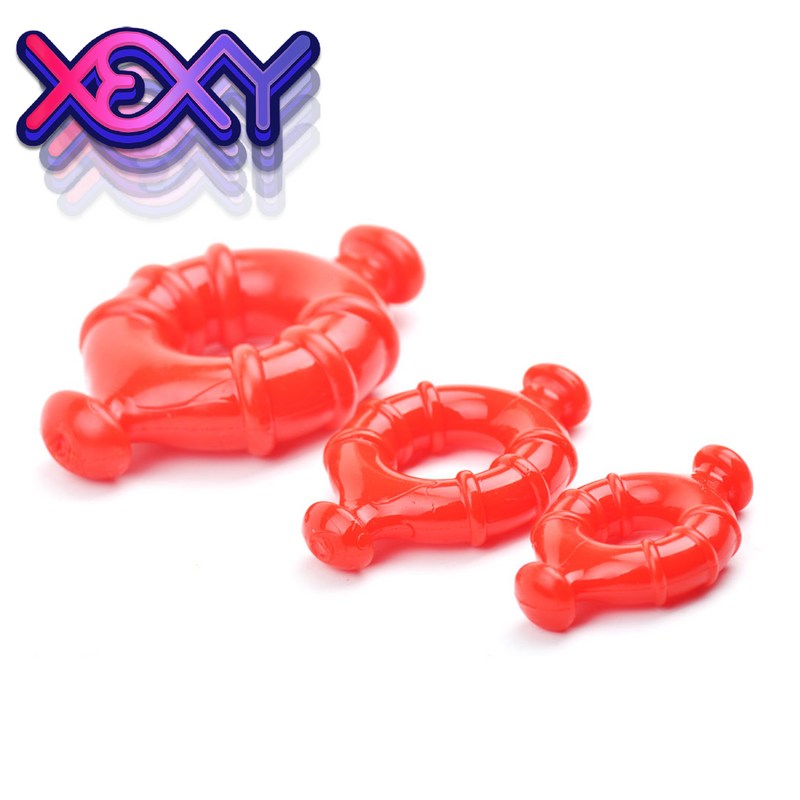 Life Savers: 3-Pack Cock Rings Bigger Dick Better Sex Longer Nights