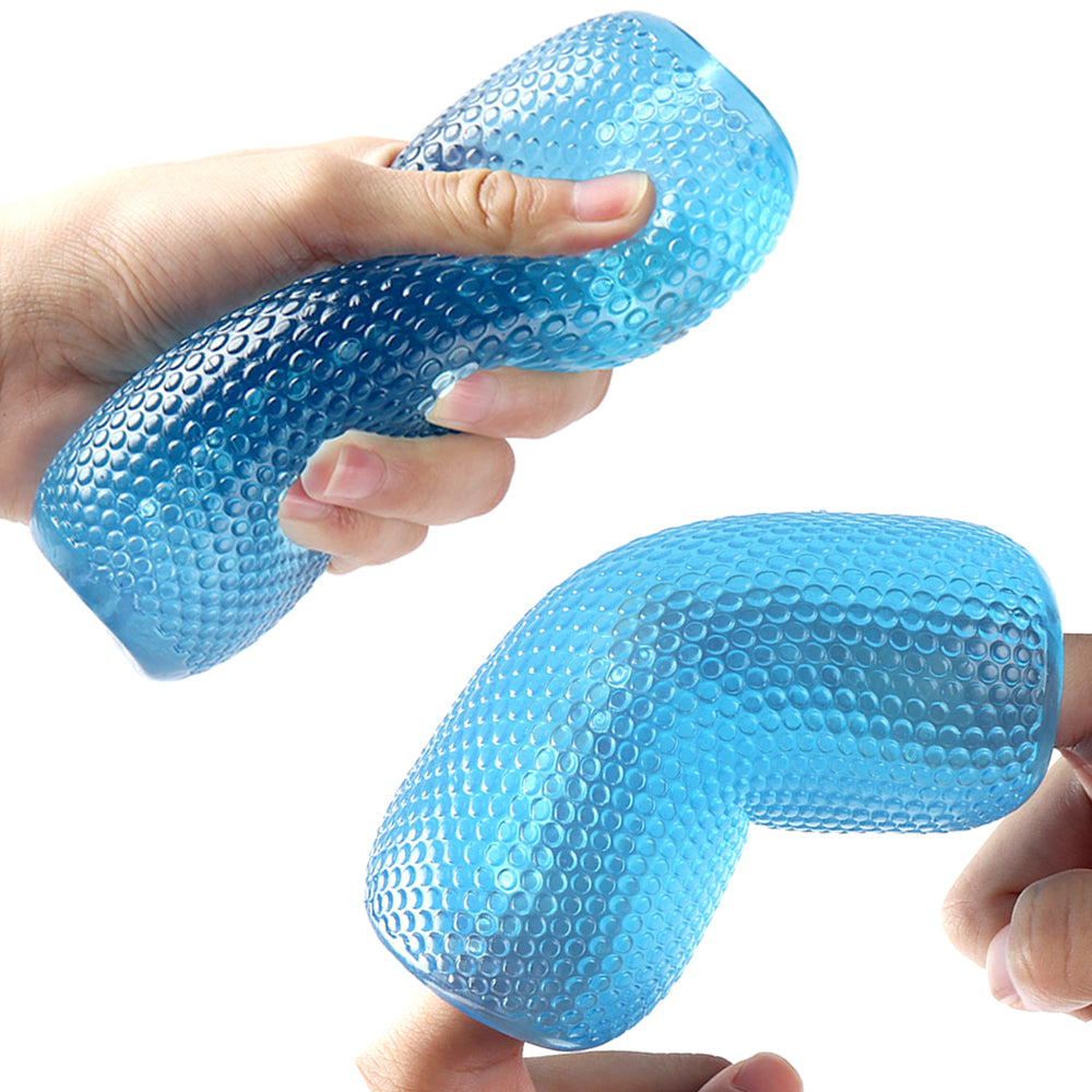 Blue Stroker Masturbator fake real pussy anal silicone cock sex toy Blue Stroker Masturbator fake real pussy anal silicone cock sex toy
